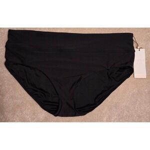 Black Women’s One-Piece Swimwear Bottom - Classic Coverage